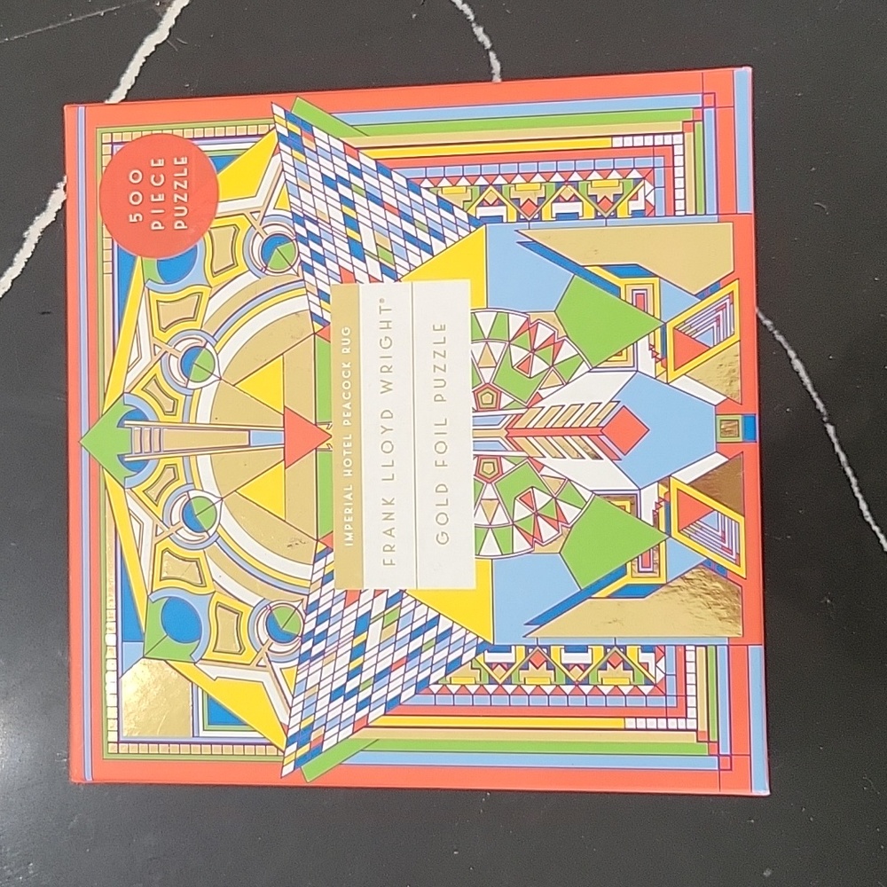 GALISON Frank Lloyd Wright 500 pc jigsaw puzzle art deco
